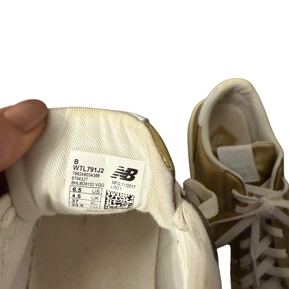 New Balance Gold Sneakers